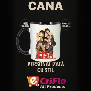 Cana K-POP cu formatia trupa KPOP LISA 9 708 - Img 38