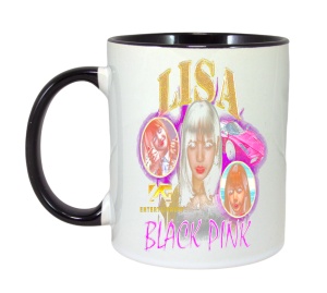 Cana K-POP cu formatia trupa KPOP LISA BLACK PINK 709 - Img 6