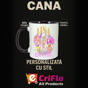 Cana K-POP cu formatia trupa KPOP LISA BLACK PINK 709 - Img 38