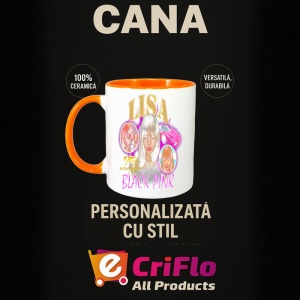 Cana K-POP cu formatia trupa KPOP LISA BLACK PINK 709 - Img 43