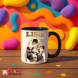 Cana K-POP cu formatia trupa KPOP LISA GOLD 710 - Img 37