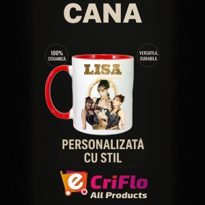 Cana K-POP cu formatia trupa KPOP LISA GOLD 710 - Img 48