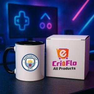 Cana Manchester City Anglia , cu logoul stema echipei, Cadoul Perfect - Img 34