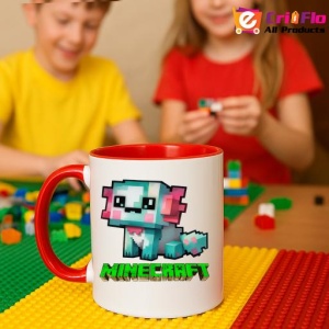 Cana Minecraft Axolotl Albastru - Img 16