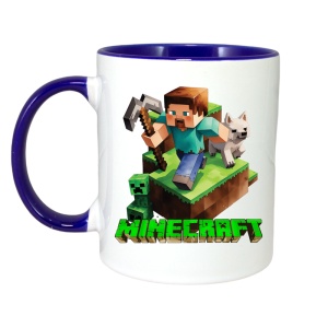 Cana Minecraft Steve Cu Pisica - Img 4