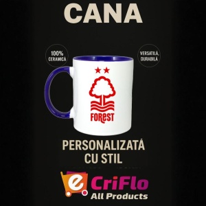 Cana Nottingham Forest FC Anglia , cu logoul stema echipei, Cadoul Perfect - Img 25