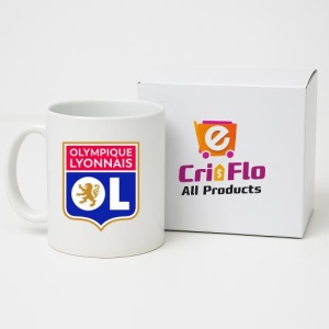 Cana Olympique Lyonnais Franta , cu logoul stema echipei, Cadoul Perfect - Img 14