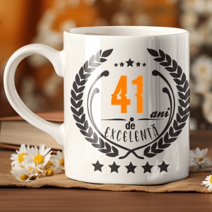Cana personalizata cu textul: Ani de Excelenta - Img 59