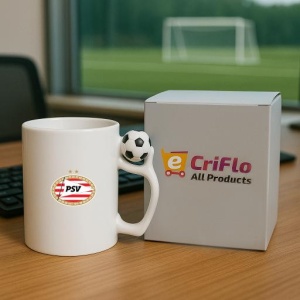 Cana PSV Eindhoven Olanda , cu logoul stema echipei, Cadoul Perfect - Img 9