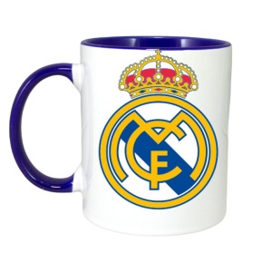 Cana Real Madrid CF Spania , cu logoul stema echipei, Cadoul Perfect - Img 4