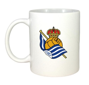 Cana Real Sociedad Spania , cu logoul stema echipei, Cadoul Perfect - Img 2