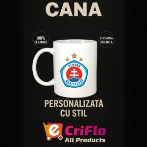 Cana SK Slovan Bratislava Slovacia , cu logoul stema echipei, Cadoul Perfect - Img 15