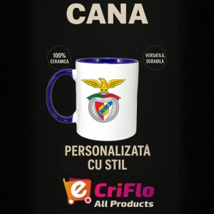 Cana SL Benfica Portugalia , cu logoul stema echipei, Cadoul Perfect - Img 25