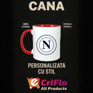Cana SSC Napoli Italia , cu logoul stema echipei, Cadoul Perfect - Img 45