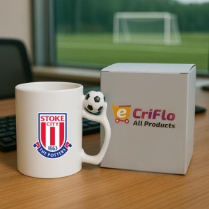 Cana Stoke City Anglia , cu logoul stema echipei, Cadoul Perfect - Img 9