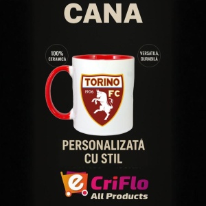 Cana Torino FC Italia , cu logoul stema echipei, Cadoul Perfect - Img 45