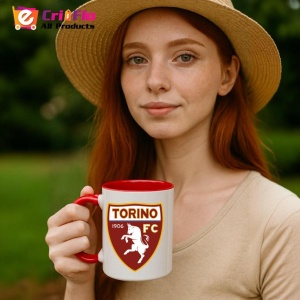 Cana Torino FC Italia , cu logoul stema echipei, Cadoul Perfect - Img 48