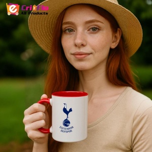 Cana Tottenham Hotspur Anglia , cu logoul stema echipei, Cadoul Perfect - Img 48