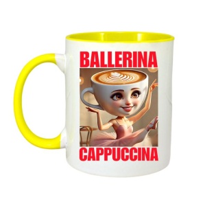 Cana Tralalero TraLaLa cu Ballerina Cappuccina - Italian Brainrot Meme