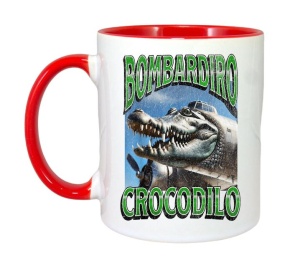 Cana Tralalero TraLaLa cu Bombadiro Crocodilo Funny Italian Brainrot Meme Graphic mix 1 - Img 7