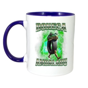 Cana Tralalero TraLaLa cu Boneca Ambalabu Brainrot Humor Meme - Img 4