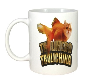 Cana Tralalero TraLaLa cu Boneca Ambalubu Funny Italian Brainrot Meme Humor Gen Z - Img 2