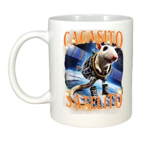 Cana Tralalero TraLaLa cu Cacasito Satelito Italian Brainrot Silly Rat Meme - Img 2