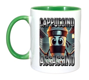 Cana Tralalero TraLaLa cu Cappuccino Assassino Coffee Lovers Italian Brainrot Meme - Img 3