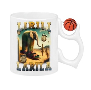 Cana Tralalero TraLaLa cu Lirili Larila Funny Italian Brainrot Meme Cactus Elephant - Img 7