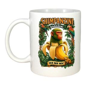 Cana Tralalero TraLaLa cu Shimpanzini Bananini Italian Brainrot Chimpanzee and Banana