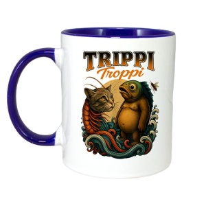 Cana Tralalero TraLaLa cu Trippi Troppi Italian Brainrot Meme cat fish or Bear fish