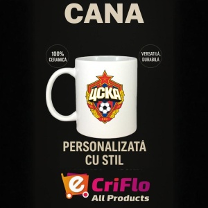 Cana TSKA Moscova Rusia , cu logoul stema echipei, Cadoul Perfect - Img 15