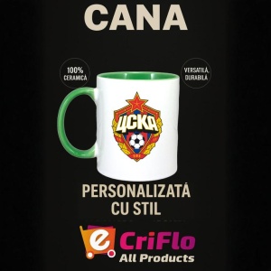 Cana TSKA Moscova Rusia , cu logoul stema echipei, Cadoul Perfect - Img 20