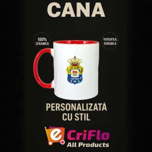 Cana UD Las Palmas Spania , cu logoul stema echipei, Cadoul Perfect - Img 45