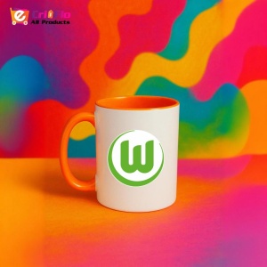 Cana VfL Wolfsburg Germania , cu logoul stema echipei, Cadoul Perfect - Img 42