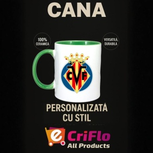 Cana Villarreal_CF Spania , cu logoul stema echipei, Cadoul Perfect - Img 20