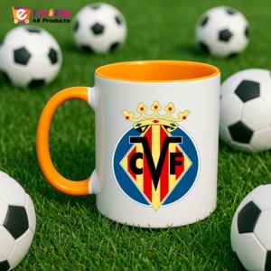 Cana Villarreal_CF Spania , cu logoul stema echipei, Cadoul Perfect - Img 43