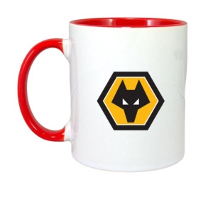 Cana Wolverhampton Wanderers Anglia , cu logoul stema echipei, Cadoul Perfect - Img 8