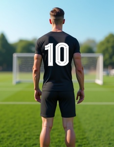 Echipament fotbal pentru bărbați, personalizat cu numărul 10 - Confort și stil pe terenul de fotbal. | Echipament de calitate, personalizare inclusă