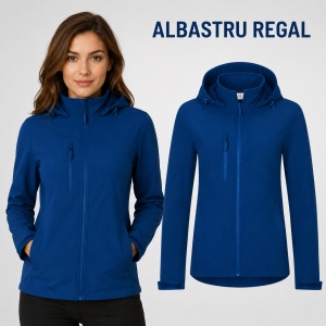 Geacă Damă tip Jachetă Softshell cu Glugă, Elastică și Călduroasă – Trail 549 - Img 12