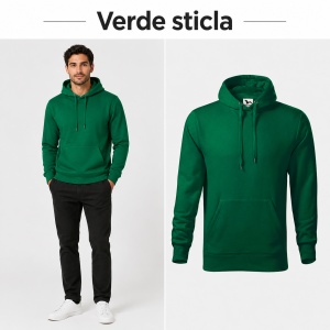 Hanorac Bărbat Malfini Cape 413, 65% Bumbac, 320 g/m², Glugă cu Șnur, Buzunar Marsupiu, 21 Nuanțe, Mărimi S–5XL - Img 31