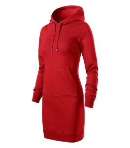 Hanorac tip rochie de dama de culoare rosu