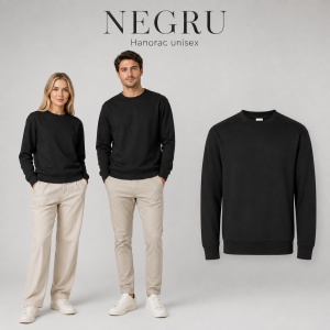 Hanorac Tip Bluză Unisex pentru Damă și Bărbați – 60% Bumbac, Interior Pieptănat, 280 g/m², S–5XL - Img 19