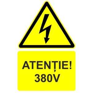 Indicator Atentie 3000V indicator de avertizare, Sticker autocolant