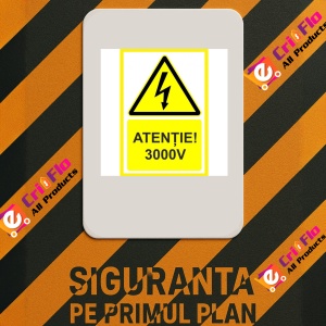 Indicator Atentie 400v, Sticker autocolant - Img 3