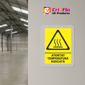 Indicator Atentie temperatura ridicata, Sticker autocolant - Img 4