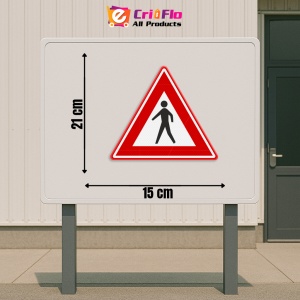 Indicator Avertizare pentru pietoni, Sticker autocolant - Img 2