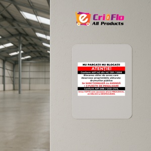 Indicator Blocarea accesului se sanctioneaza cu amenda si puncte, Sticker autocolant - Img 4