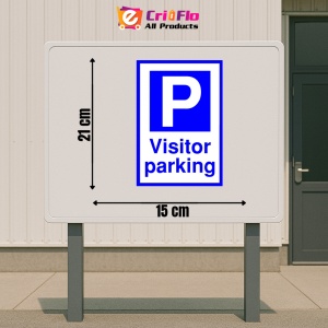 Indicator Blue taxi sign and parking, Sticker autocolant - Img 2