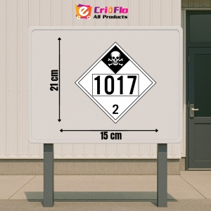 Indicator Clasa 2 un 1017 adr, Sticker autocolant - Img 2